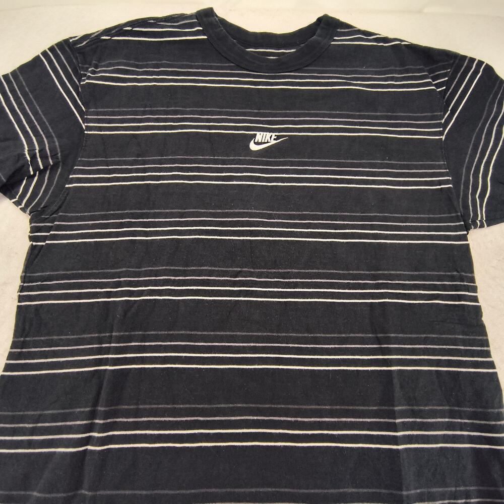 Nike Tee Casual Graphic Crew Neck Short Sleeve Shirt Mens Size M Black White